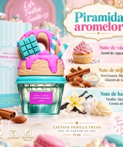 Lattafa Vanilla Freak 75 ml – piramidă olfactivă