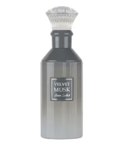 Flacon Lattafa Velvet Musk 100 ml pe fundal alb
