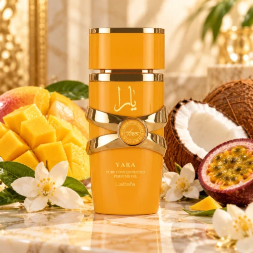 Lattafa Yara Tous Ulei de Parfum Concentrat Femei 20 ml – flacon în decor