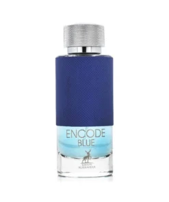 Maison Alhambra Encode Blue 100 ml, flacon fără cutie, pe fundal alb
