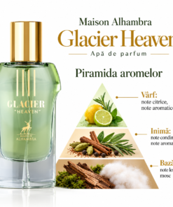 Maison Alhambra Glacier Heaven – piramida aromelor cu note citrice, condimentate, lemnoase și mosc