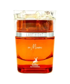 Maison Alhambra Last Night In Miami 100 ml, flacon fără cutie, pe fundal alb