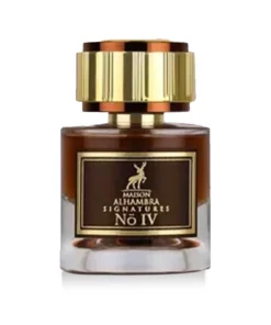 Maison Alhambra Signatures No IV 50 ml, flacon fără cutie, pe fundal alb
