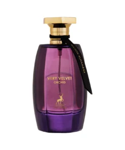 Maison Alhambra Very Velvet Orchid 100 ml, flacon fără cutie, pe fundal alb