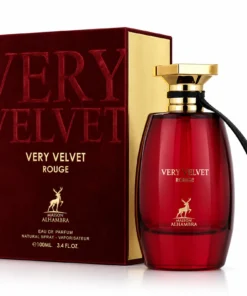 Maison Alhambra Very Velvet Rouge 100 ml, flacon și cutie