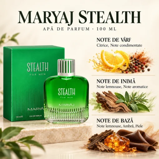 Maryaj Stealth 100 ml – piramidă olfactivă