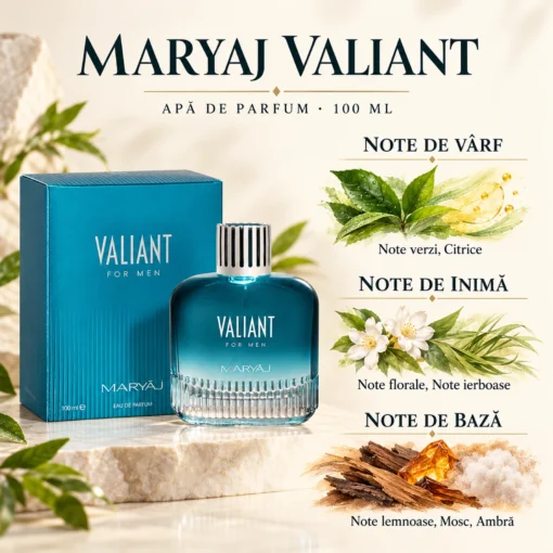 Maryaj Valiant 100 ml – piramidă olfactivă