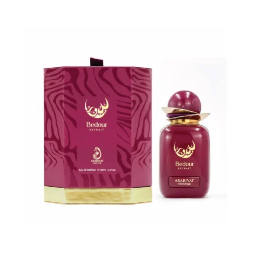 My Perfumes Bedour Extrait 100 ml – flacon și cutie pe fundal alb