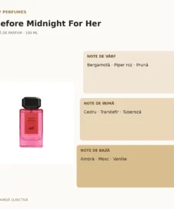 My Perfumes Before Midnight For Her 100 ml – piramidă olfactivă
