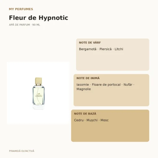 My Perfumes Fleur de Hypnotic 90 ml – piramidă olfactivă