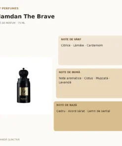 My Perfumes Hamdan The Brave 75 ml – piramidă olfactivă