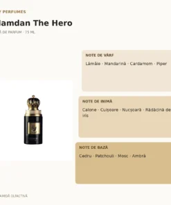 My Perfumes Hamdan The Hero 75 ml – piramidă olfactivă