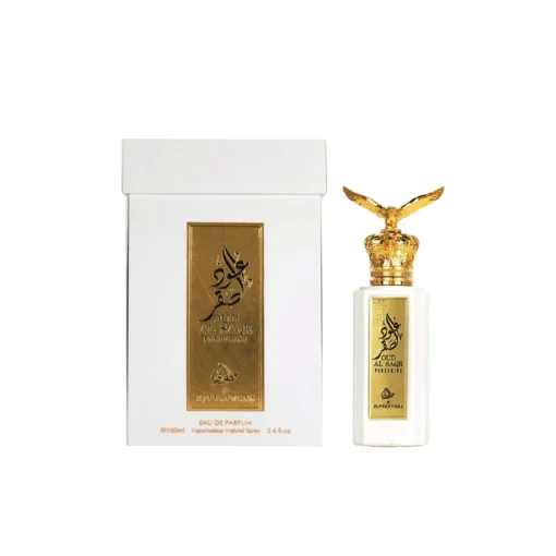 My Perfumes Oud Al Saqr Peregrine 100 ml – flacon și cutie pe fundal alb