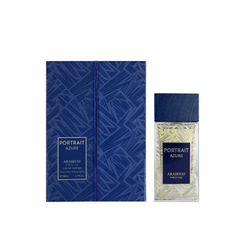 My Perfumes Portrait Azure 80 ml – flacon și cutie pe fundal alb