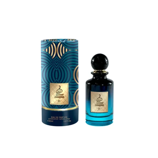 My Perfumes Qamar Alzeyan 85 ml – flacon și cutie pe fundal alb