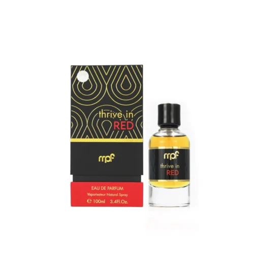 My Perfumes Thrive In Red 100 ml – flacon și cutie pe fundal alb