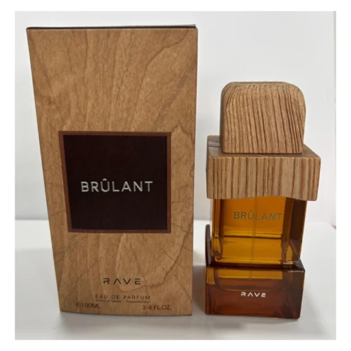 Rave Brulant 100 ml – flacon și cutie pe fundal alb