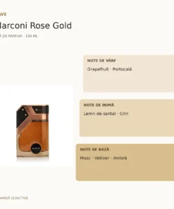Rave Marconi Rose Gold 100 ml – piramidă olfactivă