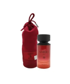 Rave Nardo Red 100 ml – flacon și săculeț pe fundal alb