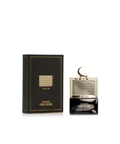 Rave Pure Desire Les Femmes 100 ml – flacon și cutie pe fundal alb