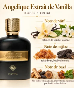 Riiffs Angelique Extrait de Vanilla – flacon și piramidă olfactivă în română