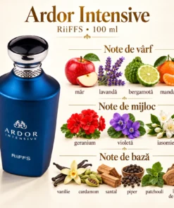 Riiffs Ardor Intensive – flacon și piramidă olfactivă în română