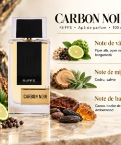 Riiffs Carbon Noir 100 ml – flacon și piramida olfactivă în română
