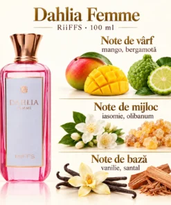 Riiffs Dahlia Femme – flacon și piramidă olfactivă în română