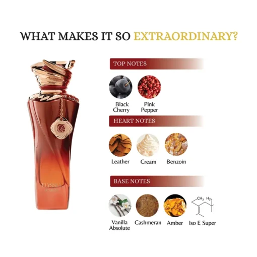 Riiffs Elyora Scarlet 100 ml – flacon și piramidă olfactivă