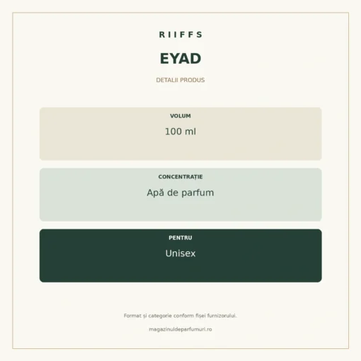 Riiffs Eyad: apă de parfum unisex, 100 ml