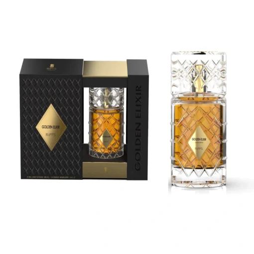 Riiffs Golden Elixir – flacon și cutie originală
