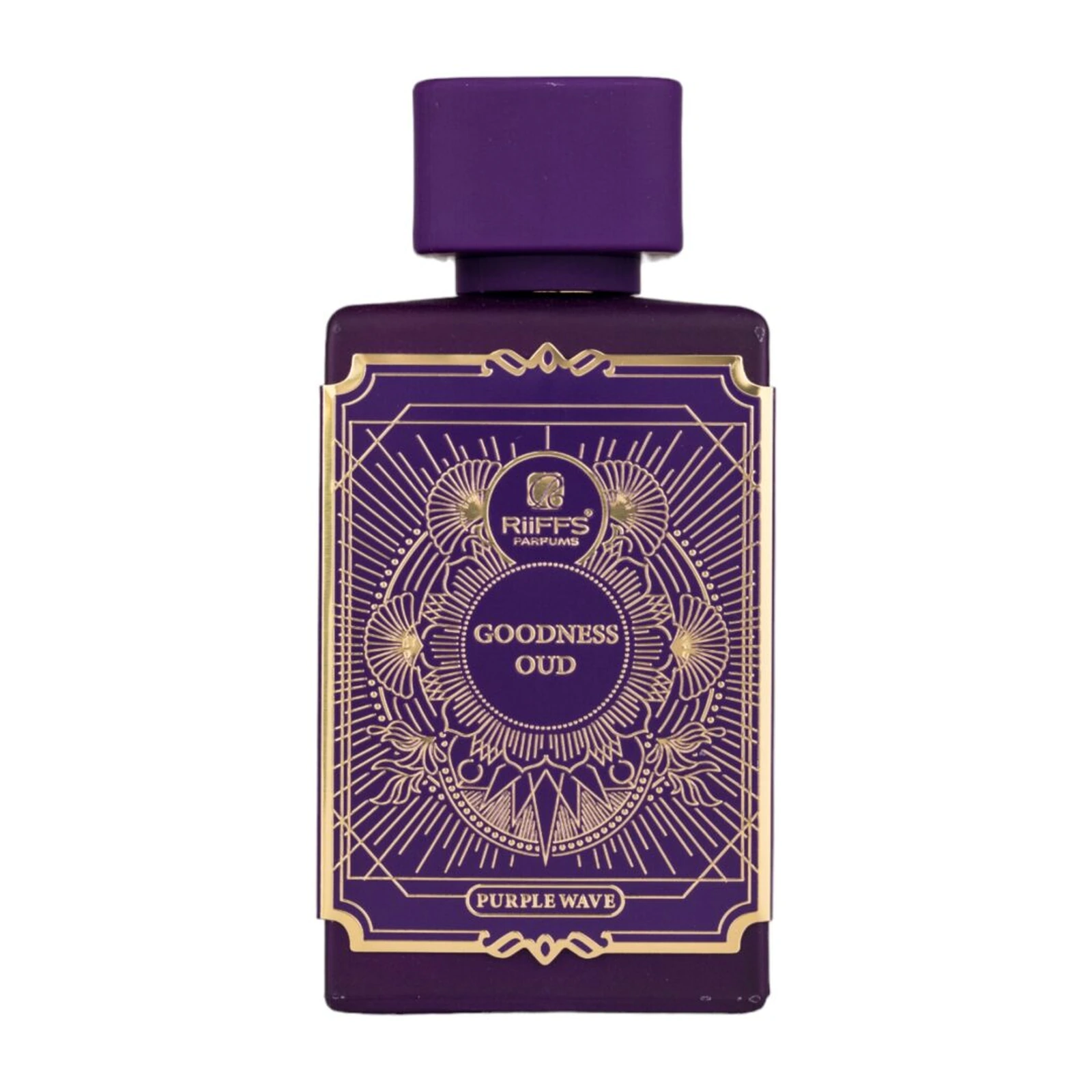 Riiffs Goodness Oud Purple Wave 100 ml – flacon pe fundal alb