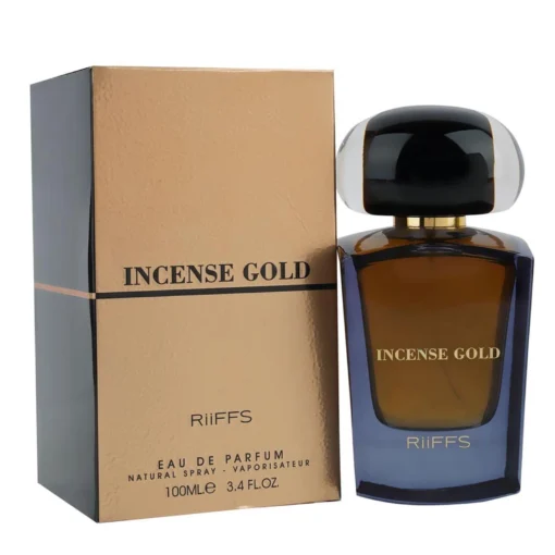 Riiffs Incense Gold 100 ml – flacon și cutie originală