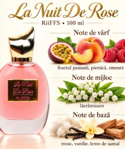 Riiffs La Nuit De Rose – flacon și piramidă olfactivă în română