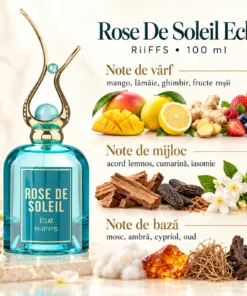 Riiffs Rose De Soleil Eclat – flacon și piramidă olfactivă în română