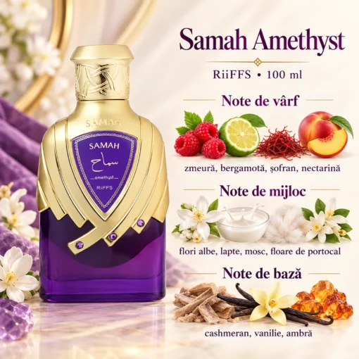 Riiffs Samah Amethyst – piramida olfactivă în română