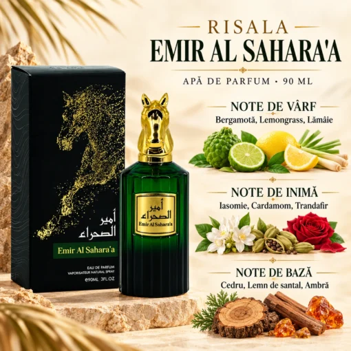 Risala Emir Al Sahara'a 90 ml – piramidă olfactivă