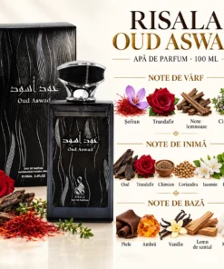 Risala Oud Aswad 100 ml – piramidă olfactivă