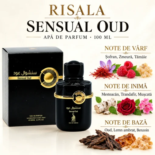 Risala Sensual Oud 100 ml – piramidă olfactivă