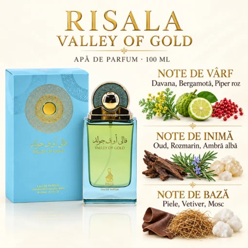 Risala Valley Of Gold 100 ml – piramidă olfactivă