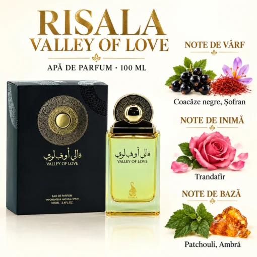 Risala Valley Of Love 100 ml – piramidă olfactivă