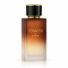 Parfum unisex Tobacco by PATRIC 100 ml, flacon satinat maro-chihlimbar cu bază crem, capac negru și detalii aurii, pe fundal alb.